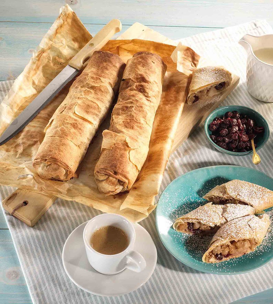 Cranberry Apfelstrudel