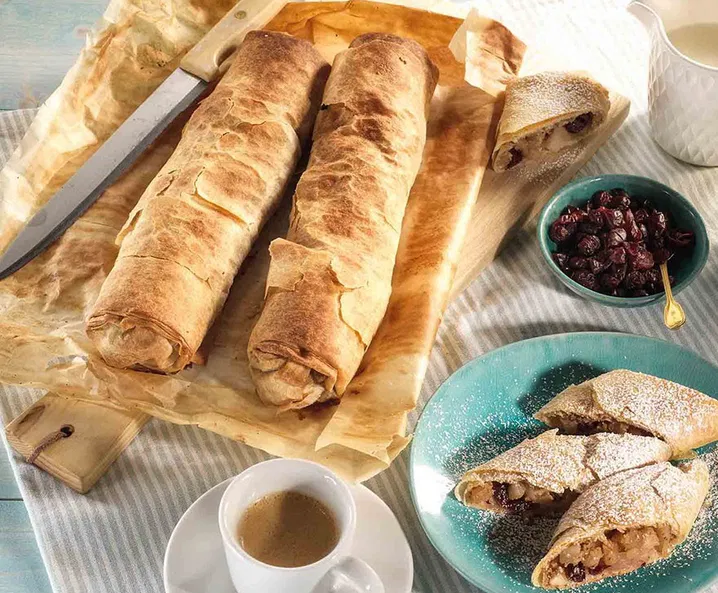 Cranberry Apfelstrudel
