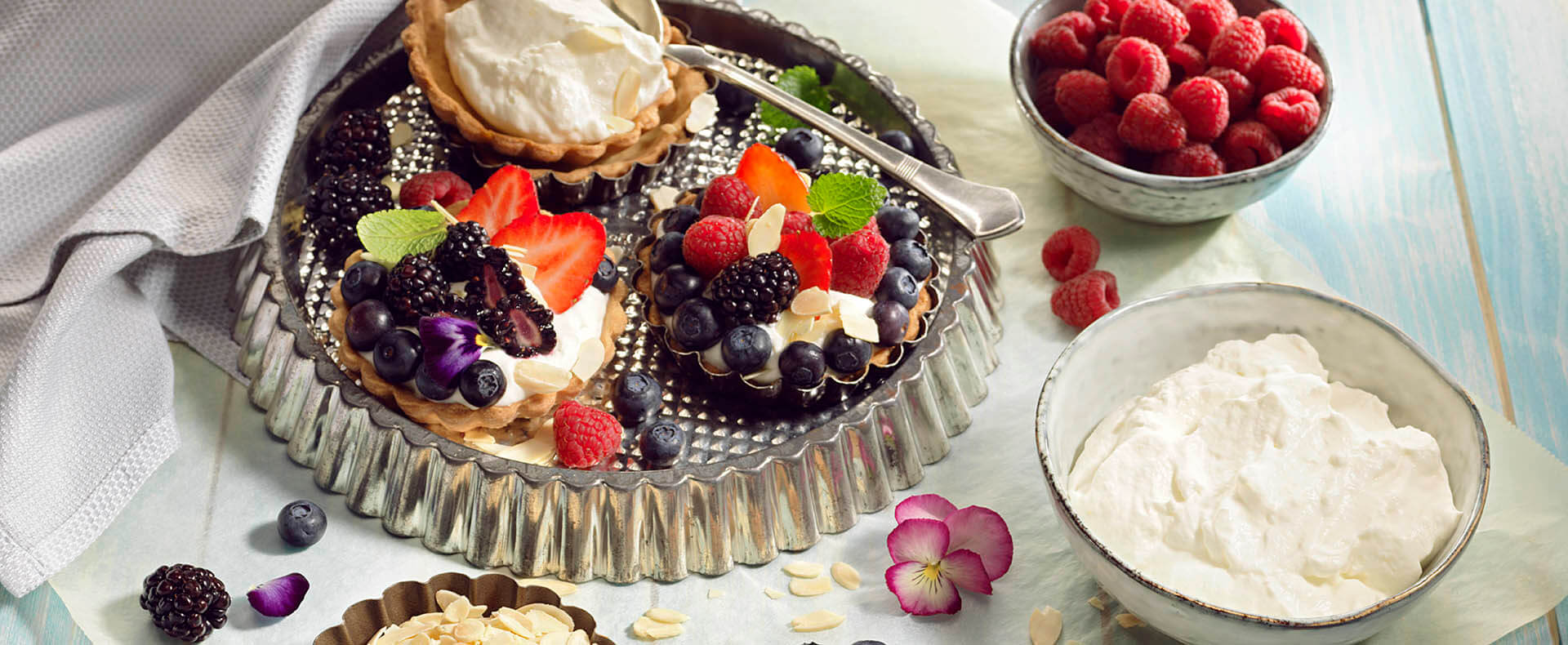 Fruchtig süße Tartelettes Tante Fanny