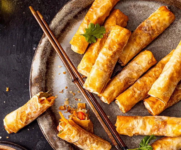 Frühlingsrollen mit Gemüse