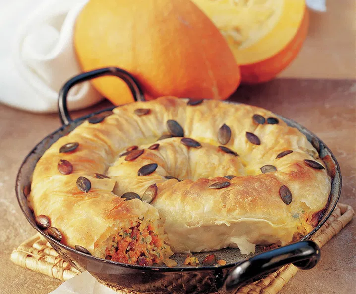 Kürbisstrudel mit Wurst Tante Fanny