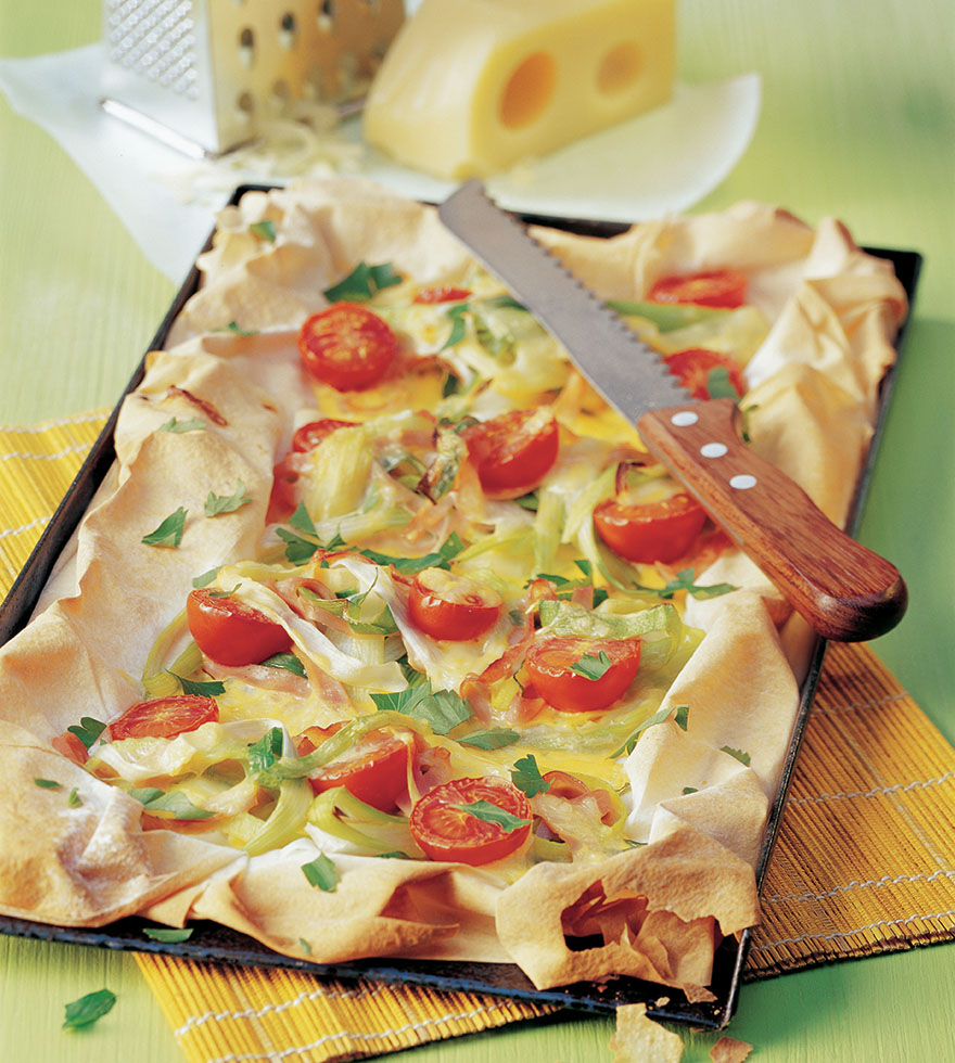 Lauch-Blechkuchen Tante Fanny