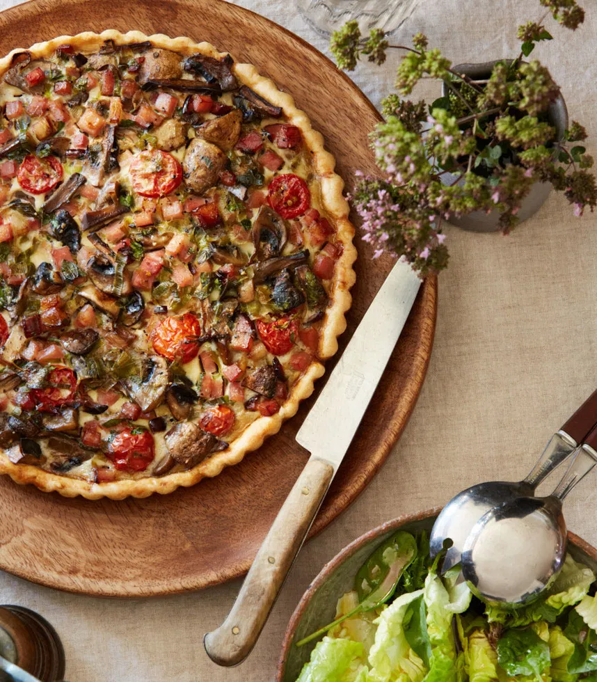 Pilztarte