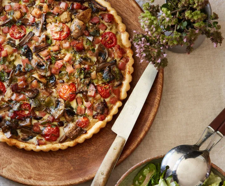 Pilztarte