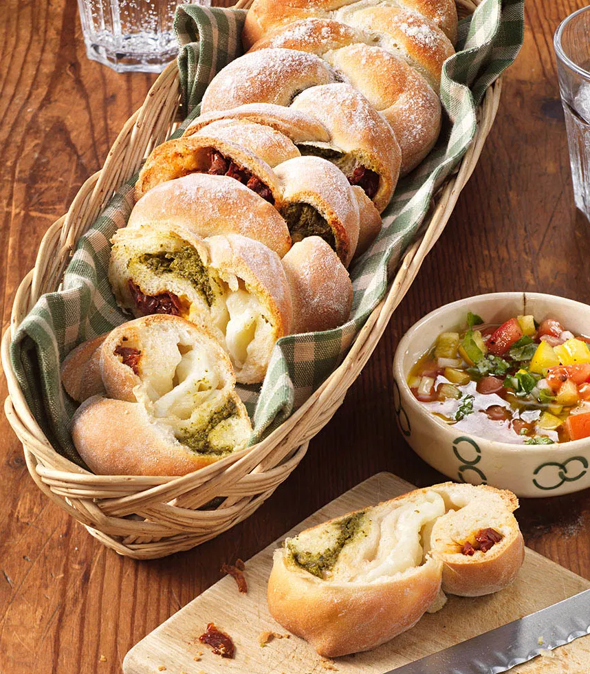 Pizzateigstriezel Tricolore Tante Fanny
