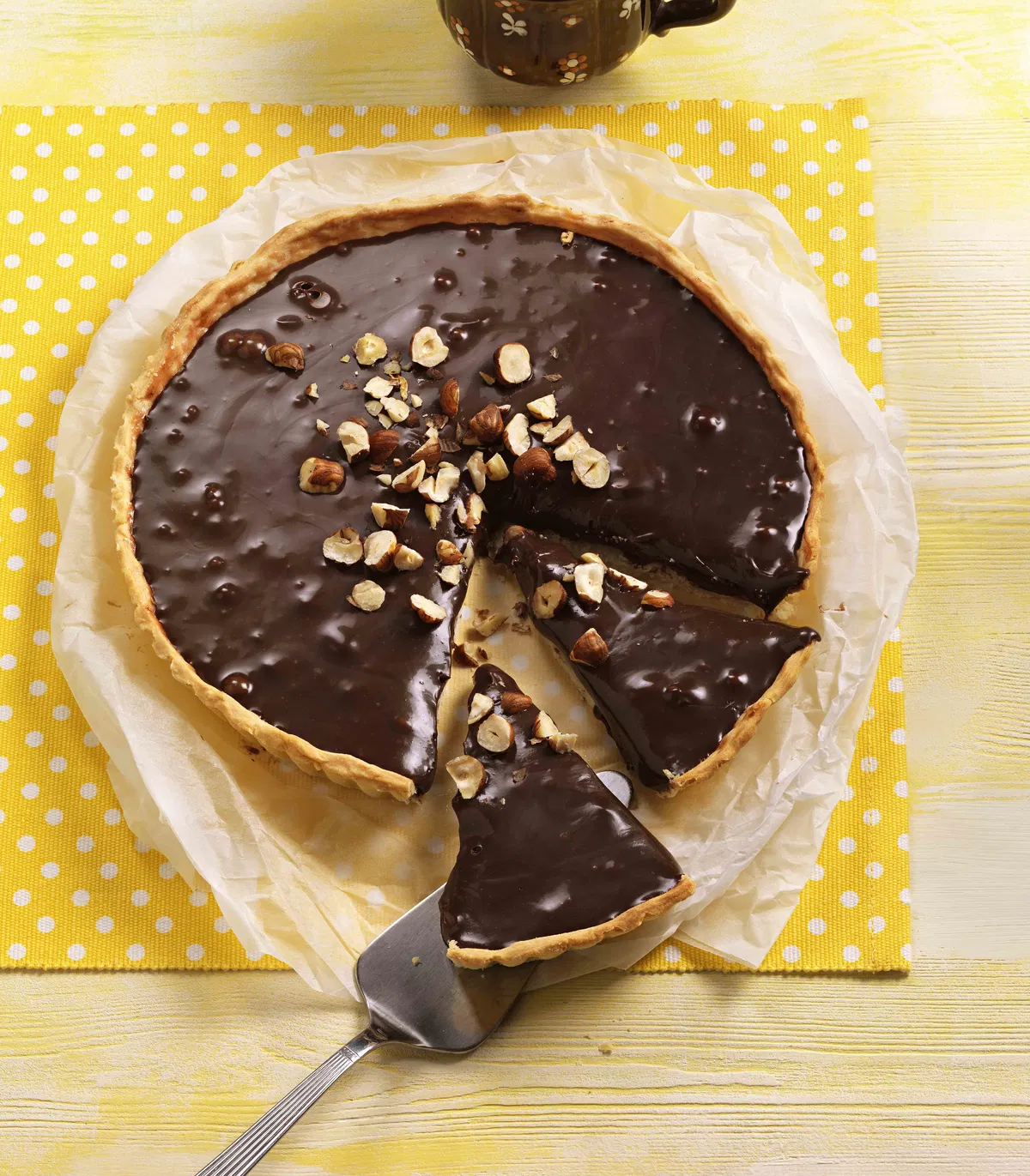 Schokolade-Haselnuss Tarte Rezept - Tante Fanny
