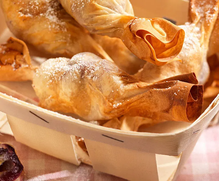 Strudelbonbons mit Weintrauben Tante Fanny