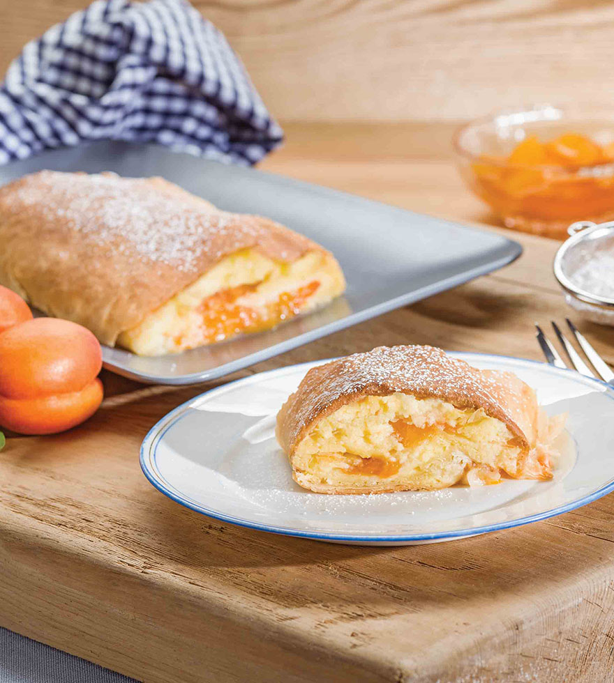 Topfen Marillenstrudel Rezept