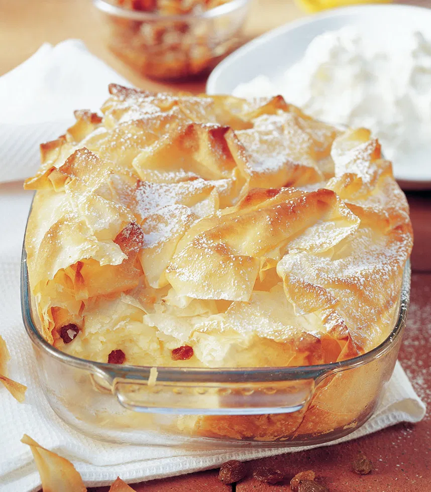 Topfen-Strudel-Auflauf Tante Fanny