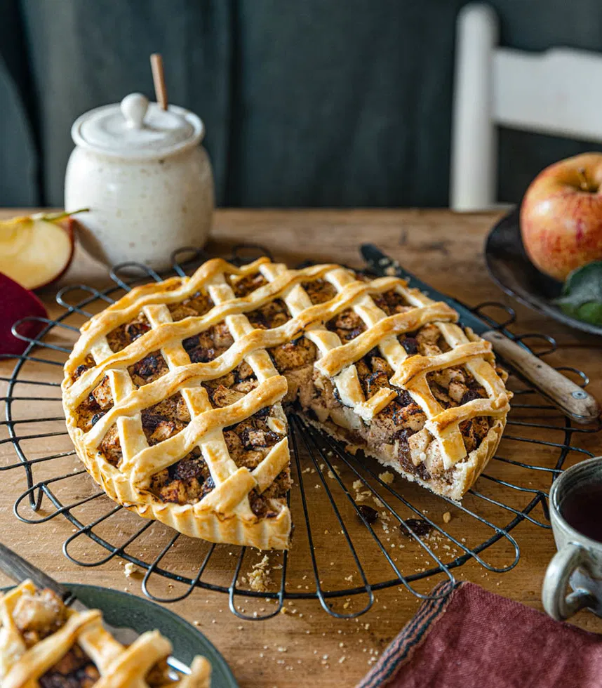 Vegane Apfeltarte Rezept - Tante Fanny