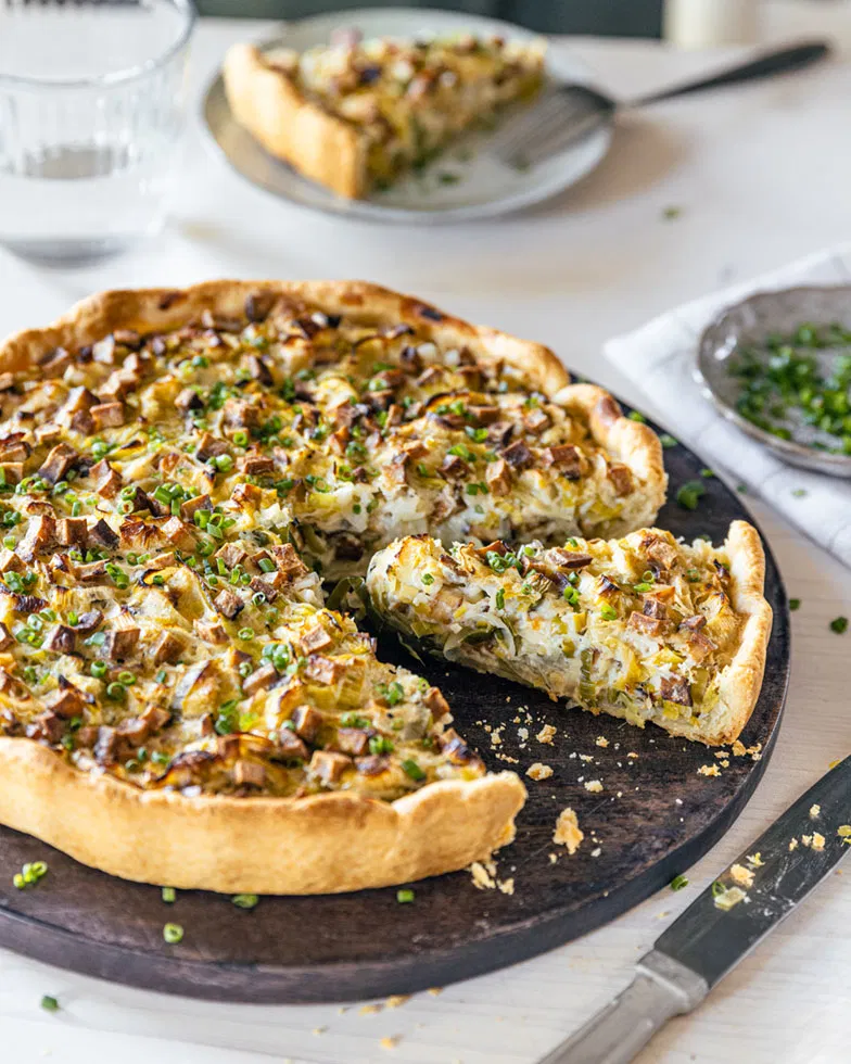 Vegane Quiche Lorraine Rezept - Tante Fanny