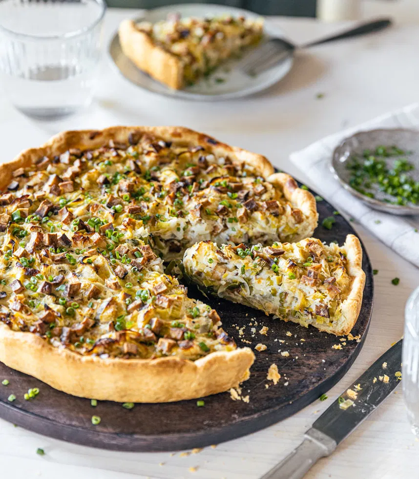 Vegane Quiche Lorraine Rezept - Tante Fanny