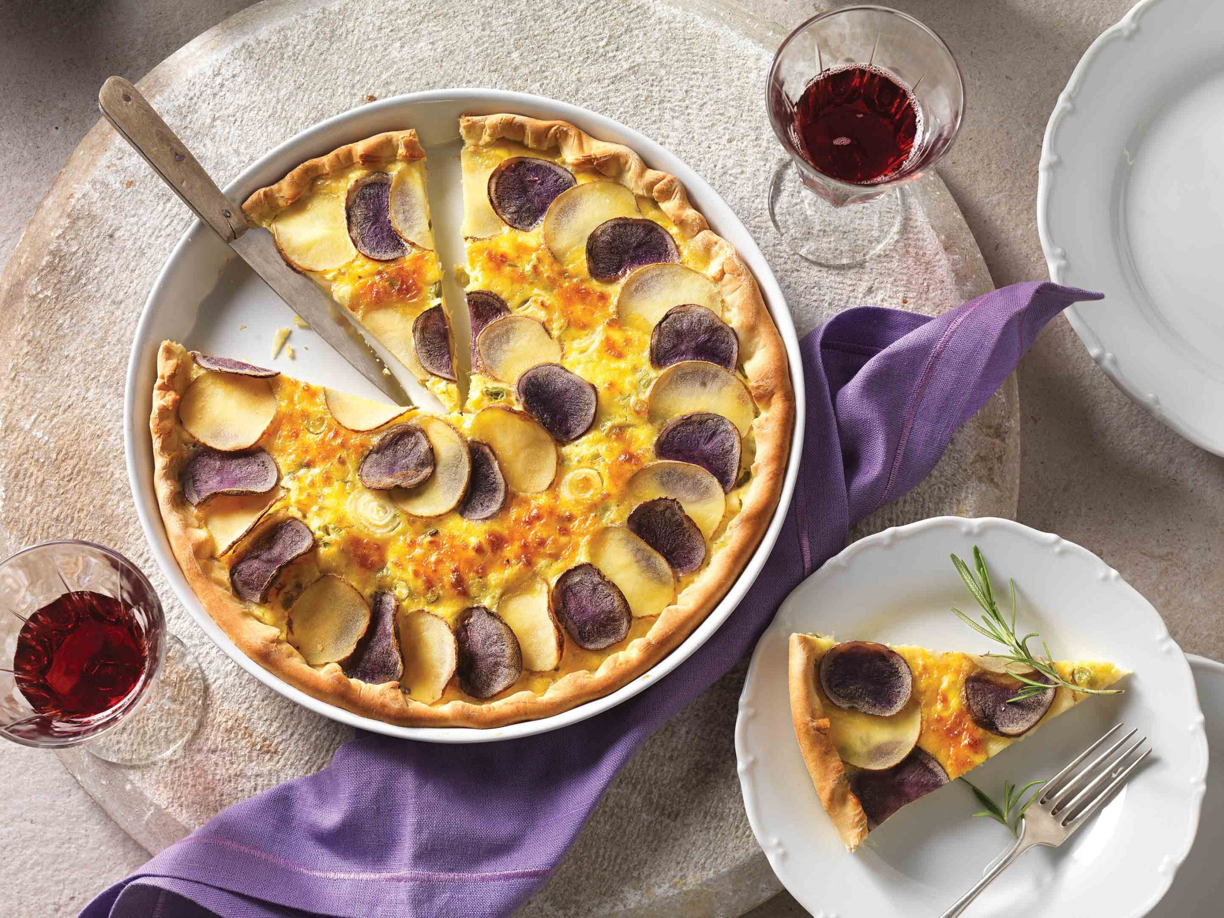 Quiche mit Kartoffeln - Tante Fanny