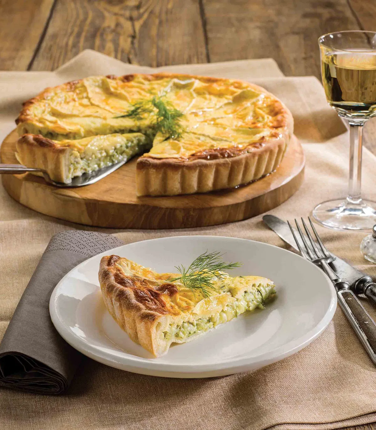 Quiche mit Zucchini und Camembert- Tante Fanny