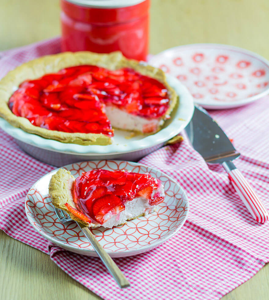 Mascarpone Erdbeer Cheesecake Tante Fanny