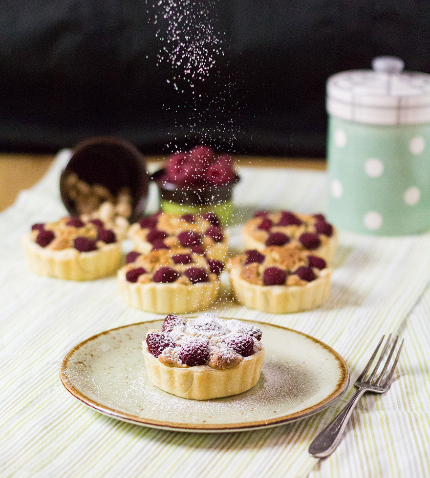 Pistazien Himbeer Tartelettes Tante Fanny
