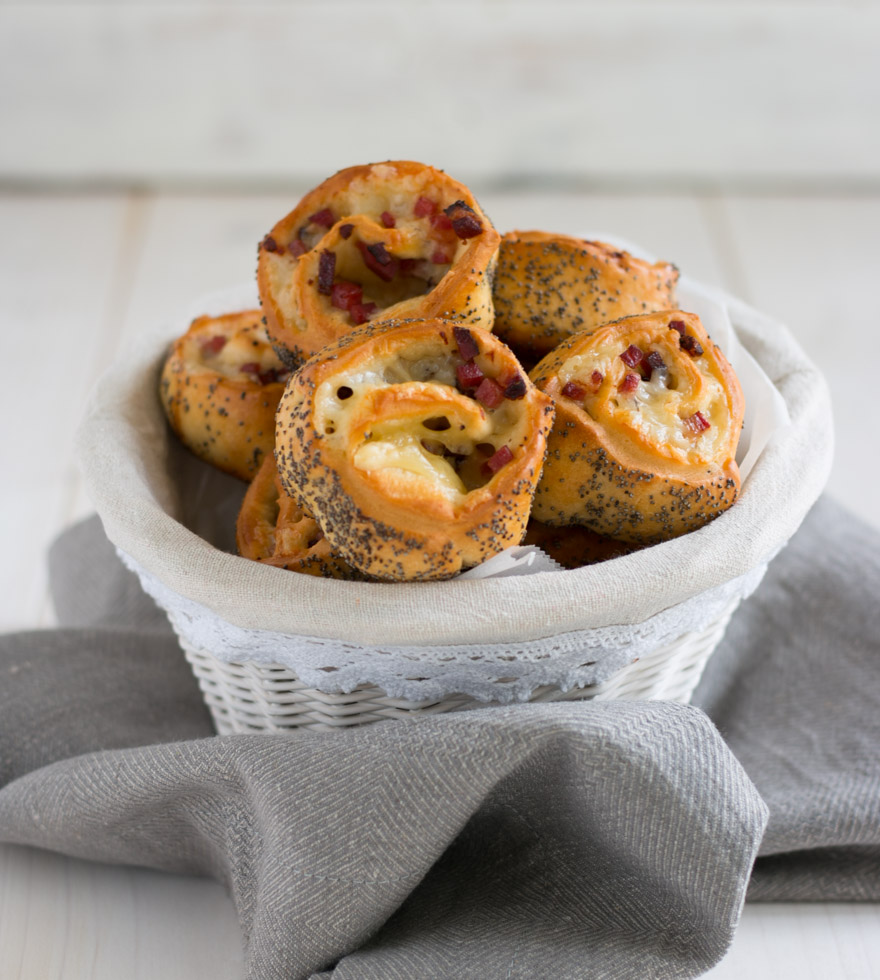 Bergkäse-Speck-Schnecken - Tante Fanny