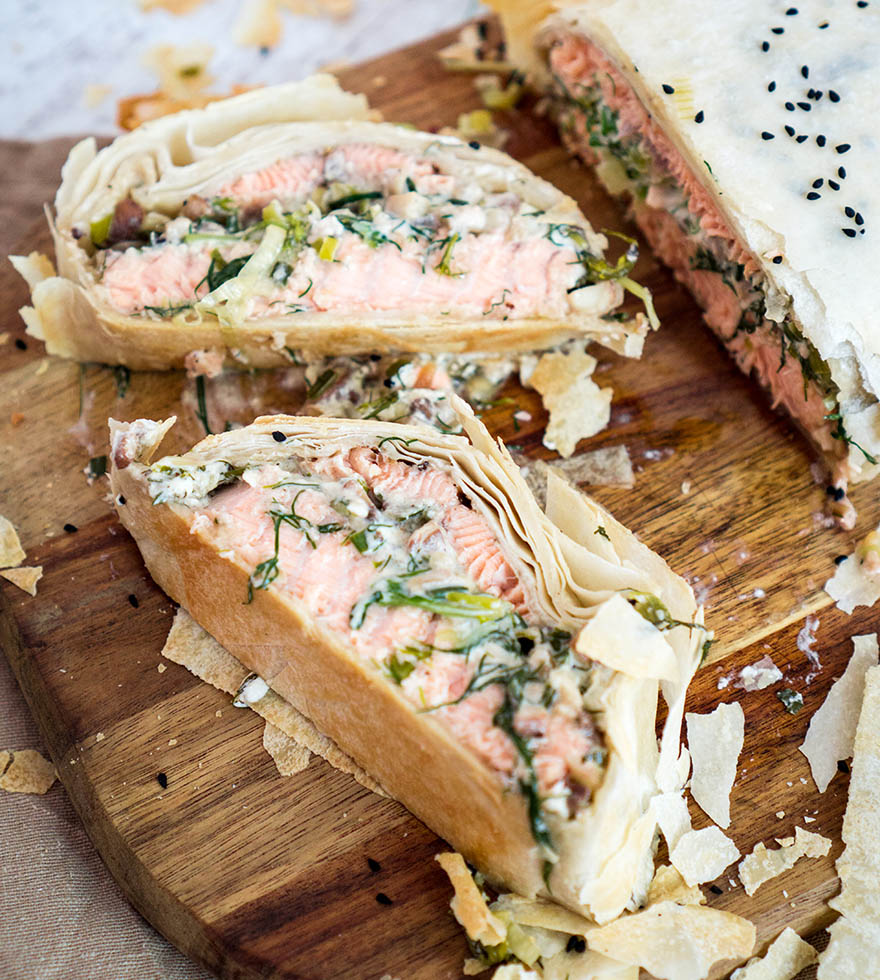 Filo-Lachs-Päckchen