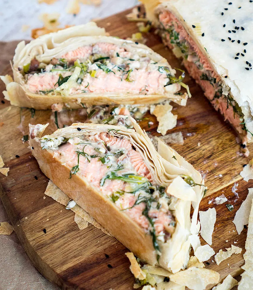 Filo-Lachs-Päckchen