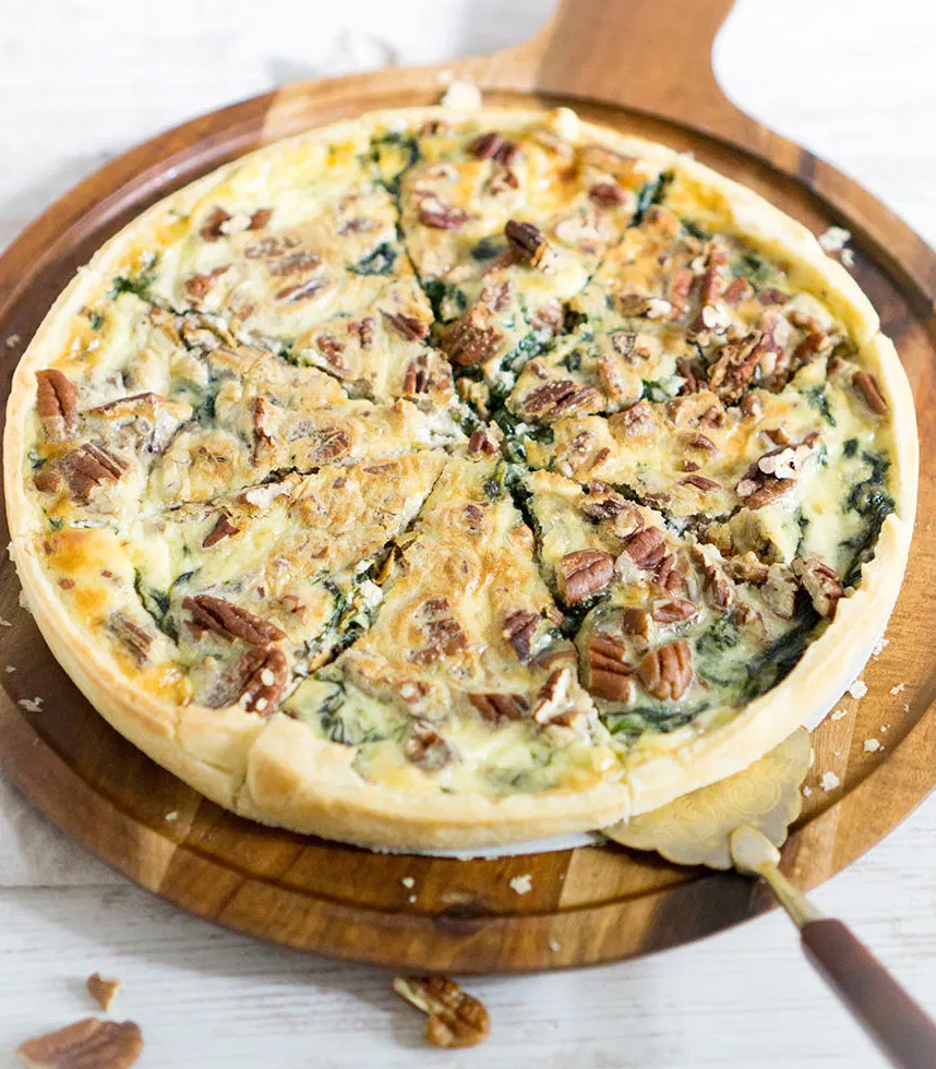 Spinat-Quiche - Tante Fanny