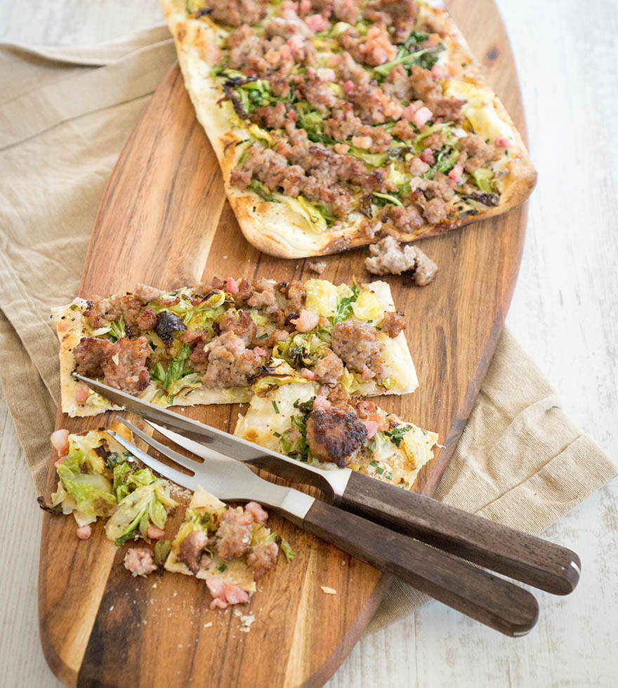 Wirsingflammkuchen