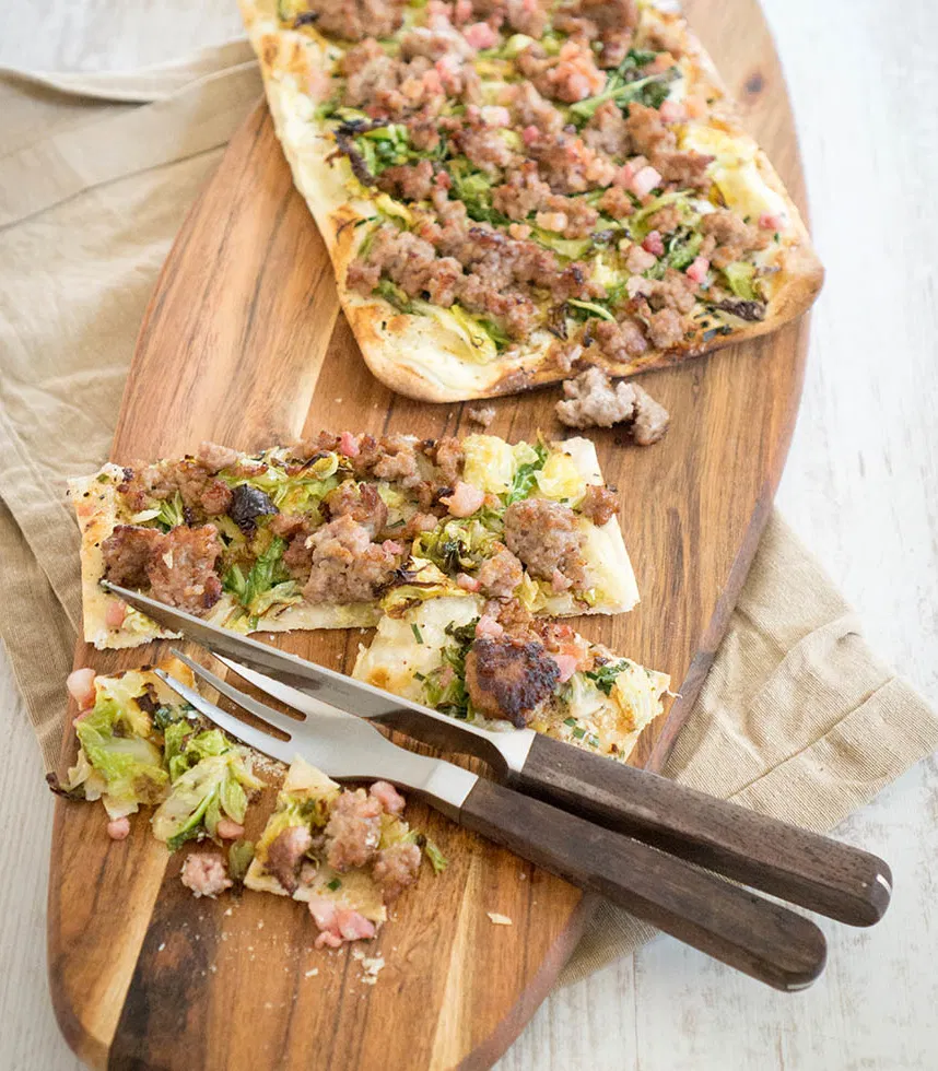 Wirsingflammkuchen