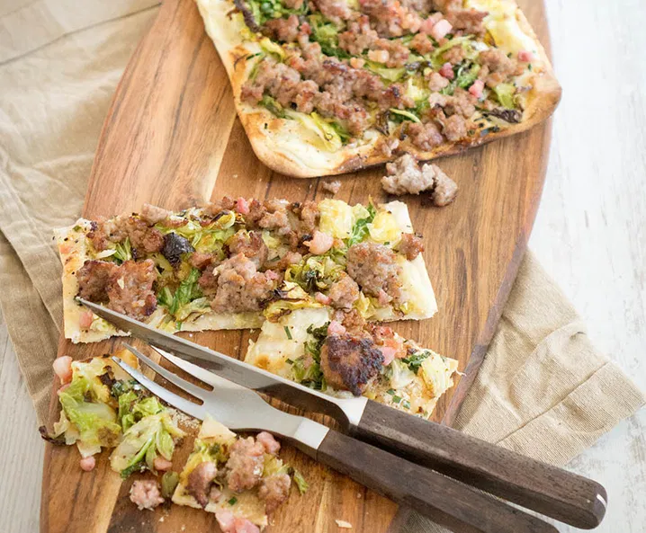 Wirsingflammkuchen