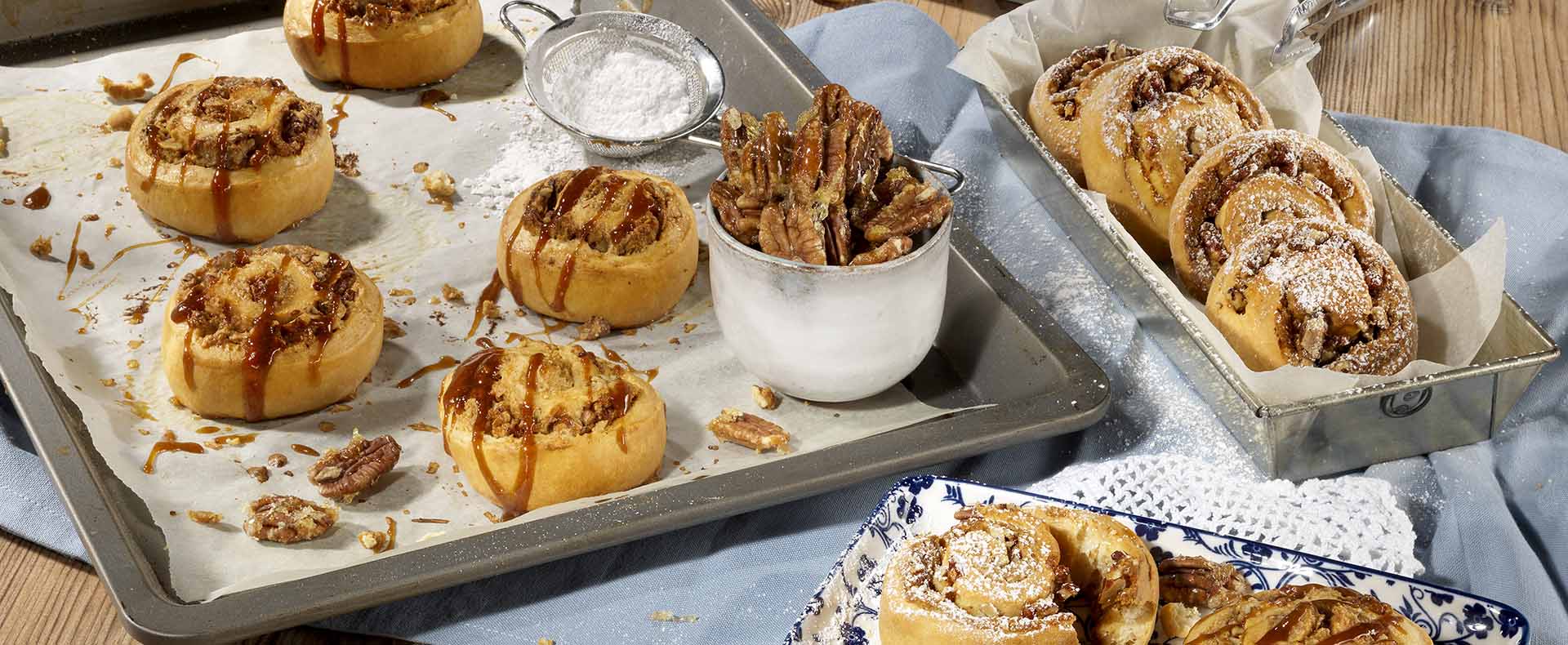 Zweierlei Pekanussschnecken - Rezept - Tante_Fanny