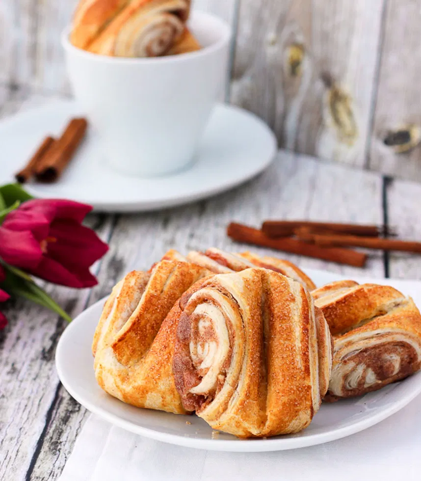 Rezept Franzbrötchen mit Marzipan Tante Fanny