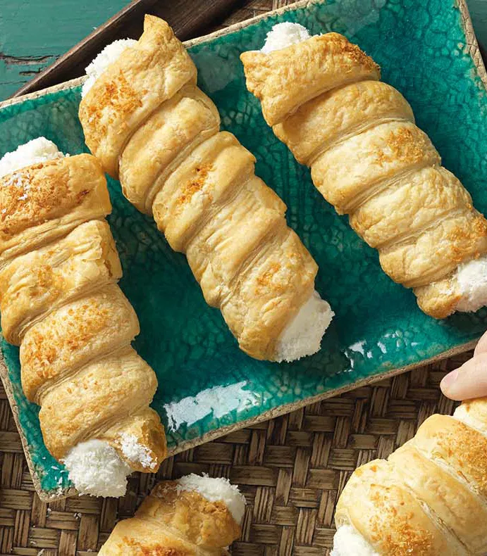 Rezept Vegane Kokos-Schaumrollen Tante Fanny