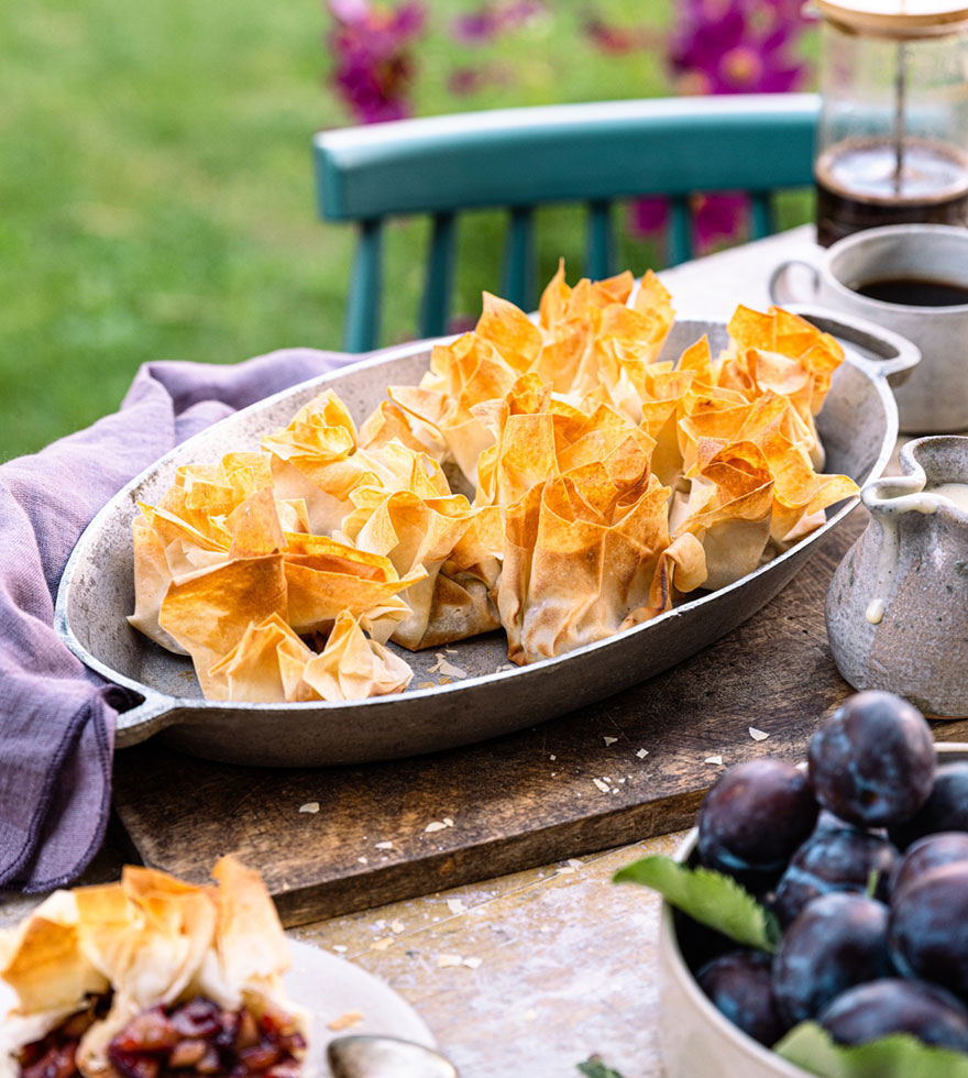 Zwetschken-Strudelpäckchen