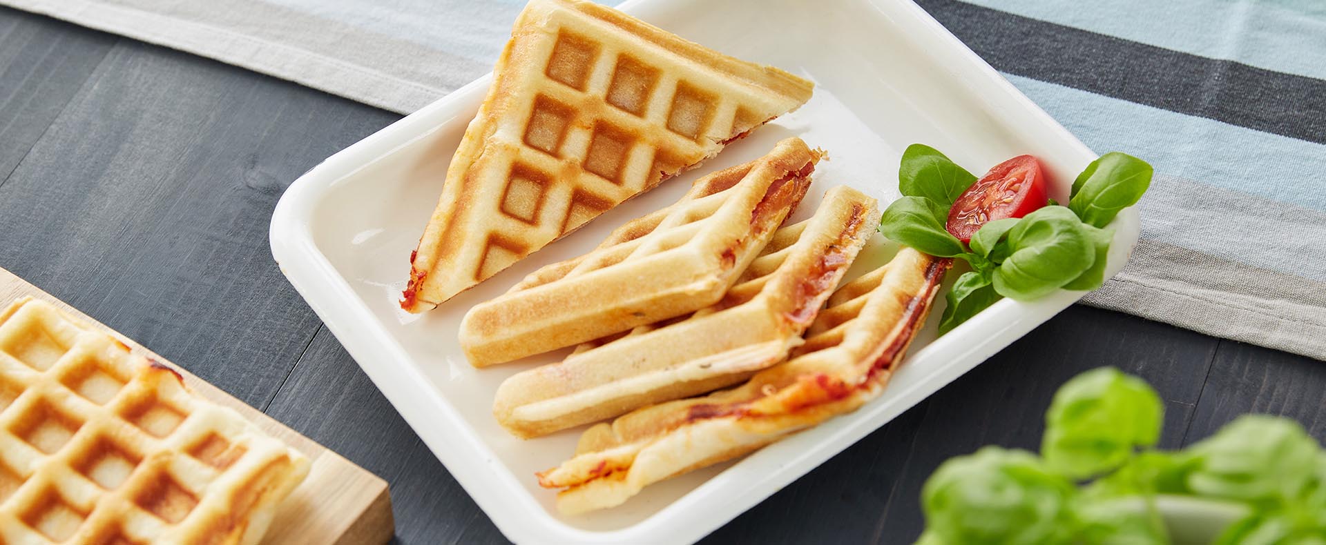 Rezept Knusprige Pizza-Waffeln Tante Fanny