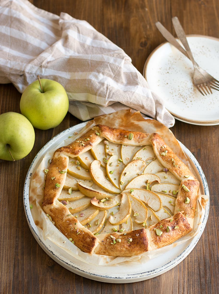 Rezept süße Apfelgalette - Tante Fanny