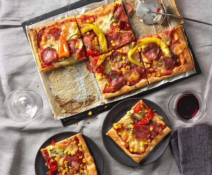 Pizza Diavolo - Rezept Tante Fanny
