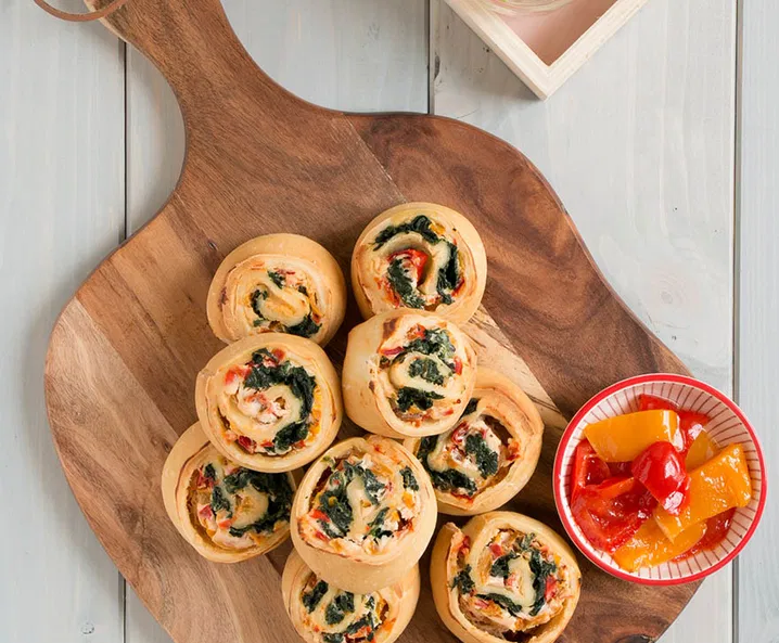 Rezept Vegetarische Pizzschnecken Tante Fanny