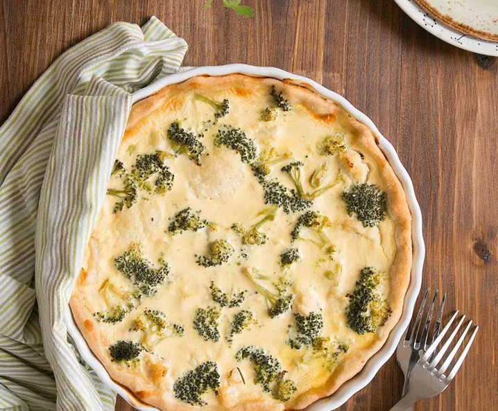 Rezept Sauerrahmquiche mit Brokkoli und Karfiol Tante Fanny