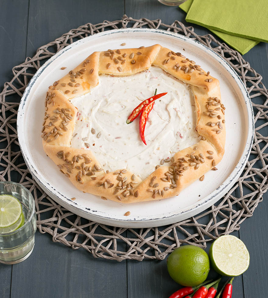 Rezept Galette mit Ziegenfrischkäse Tante Fanny