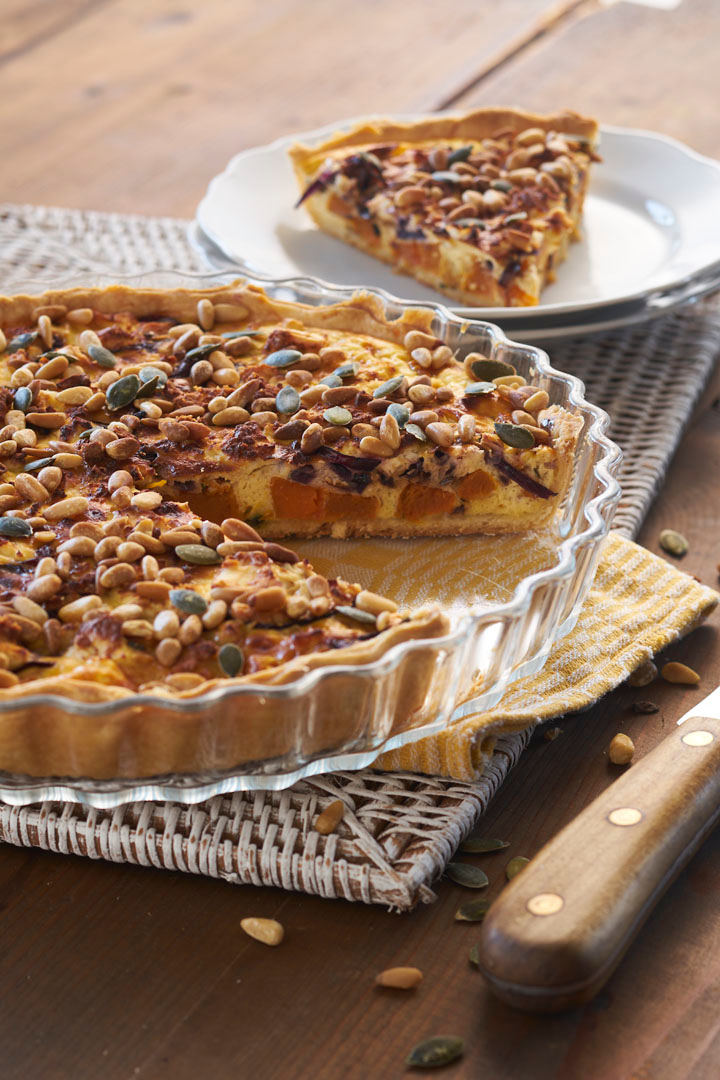 Kürbisquiche mit Ricotta - Tante Fanny