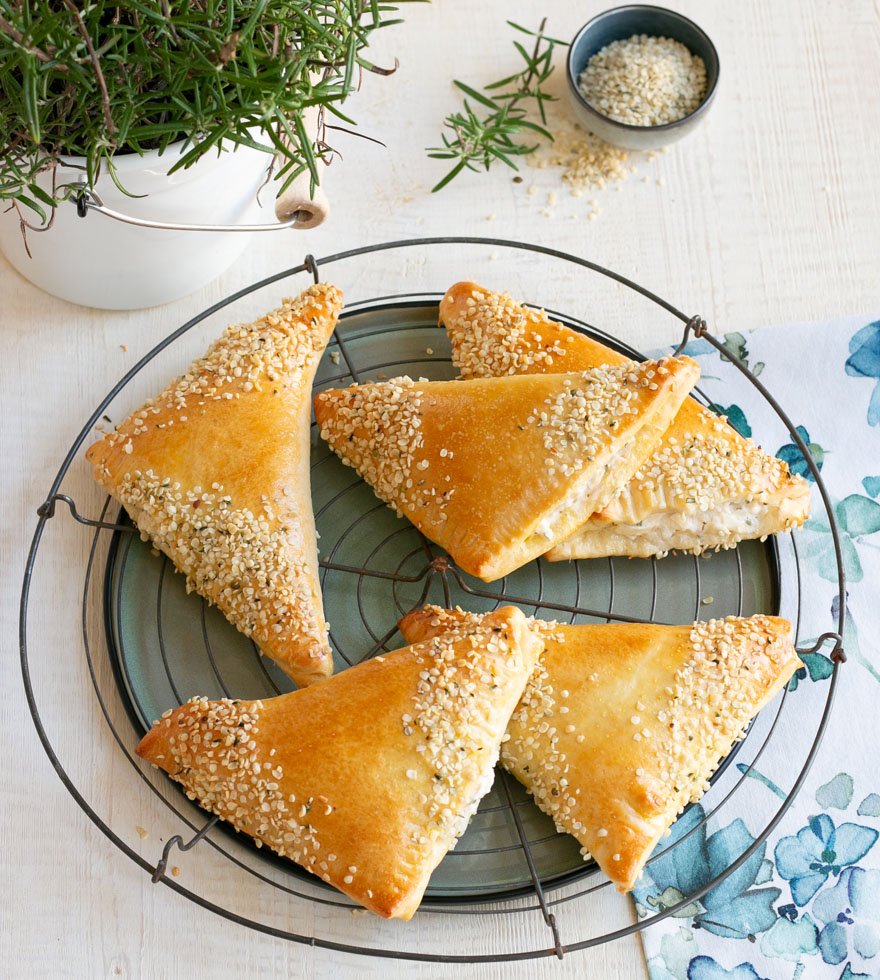 Topinamburecken mit Ziegenfrischkäse