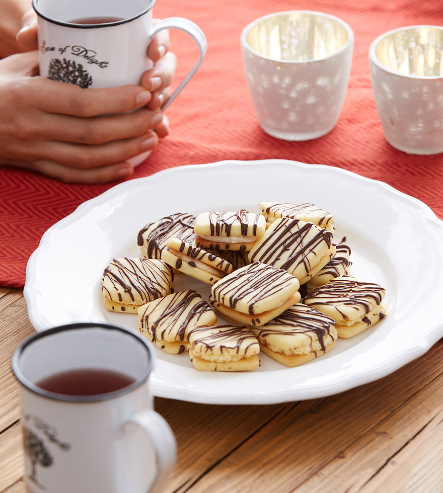 Kekse mit Orangen-Buttercreme - Tante Fanny