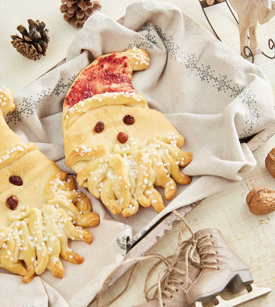 Süßer Nikolaus Germteig - Hefe-Nikolaus backen
