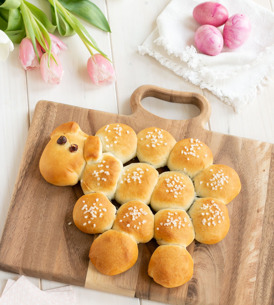 Osterlamm Hefeteig - Rezept Tante Fanny