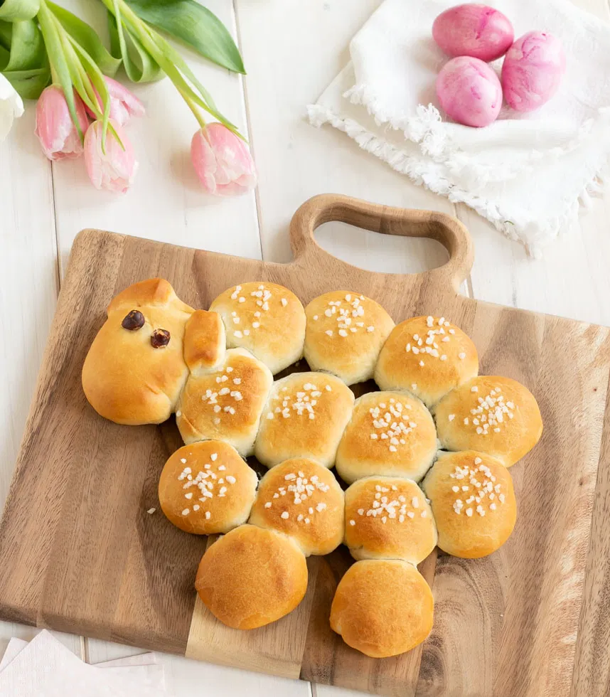 Osterlamm Hefeteig - Rezept Tante Fanny
