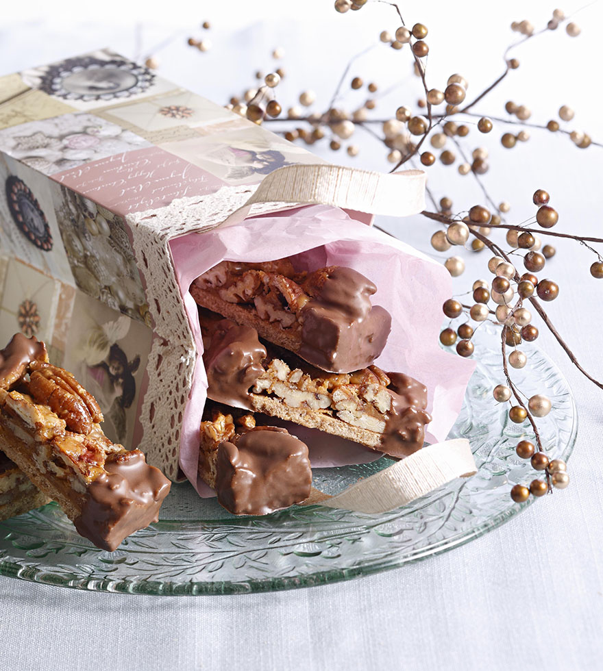 Pekan-Nussecken - einfaches Rezept