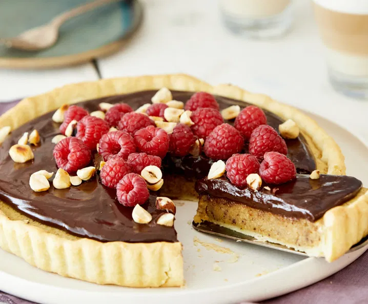 Schokotarte-mit-Nussfuellung - Tante Fanny