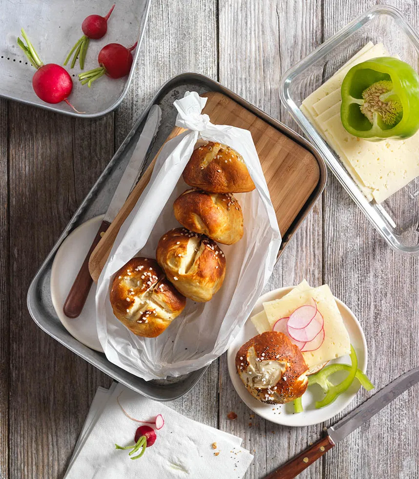 Laugenbrötchen Rezept - Tante Fanny