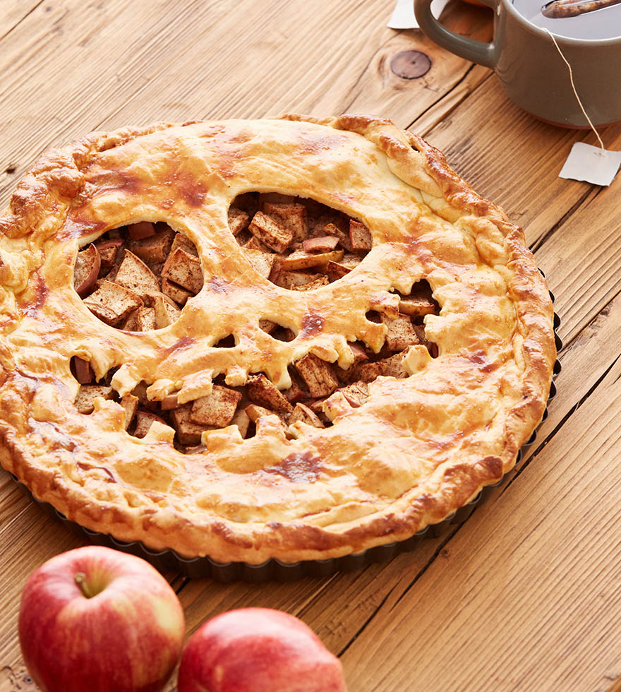 Halloween-Tarte - gruseliges Halloween Rezept