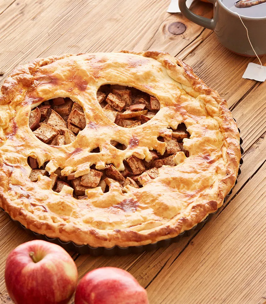 Halloween-Tarte - gruseliges Halloween Rezept