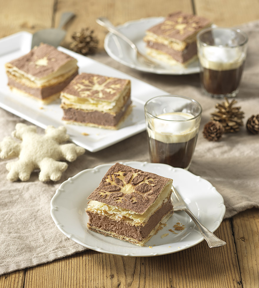 Schoko-Cremeschnitten - einfaches Rezept