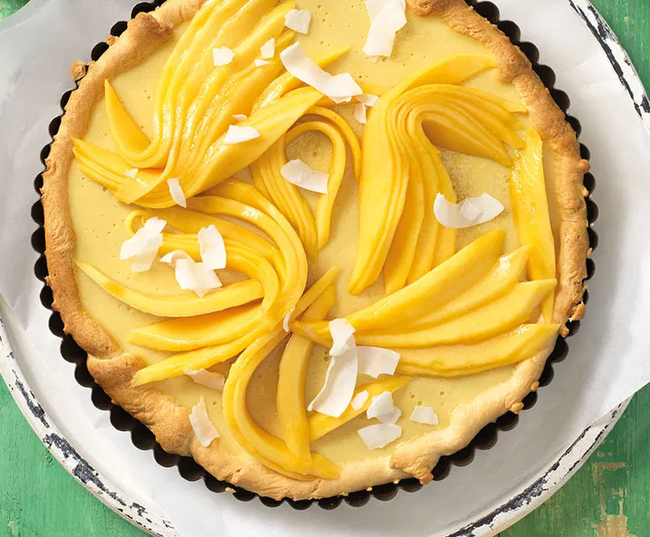 Thailändische Kokos-Mango Tarte - Rezept